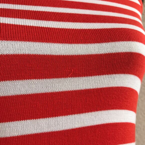 Juicy Couture Girls Dress Size XL Seychelles Orange Striped Sweater Tank NEW - Picture 5 of 8
